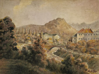 Yang Jiechang, These are still Landscapes 1911-2013 No. 7, 2013, Watercolor on paper, 16 x 21.5 cm